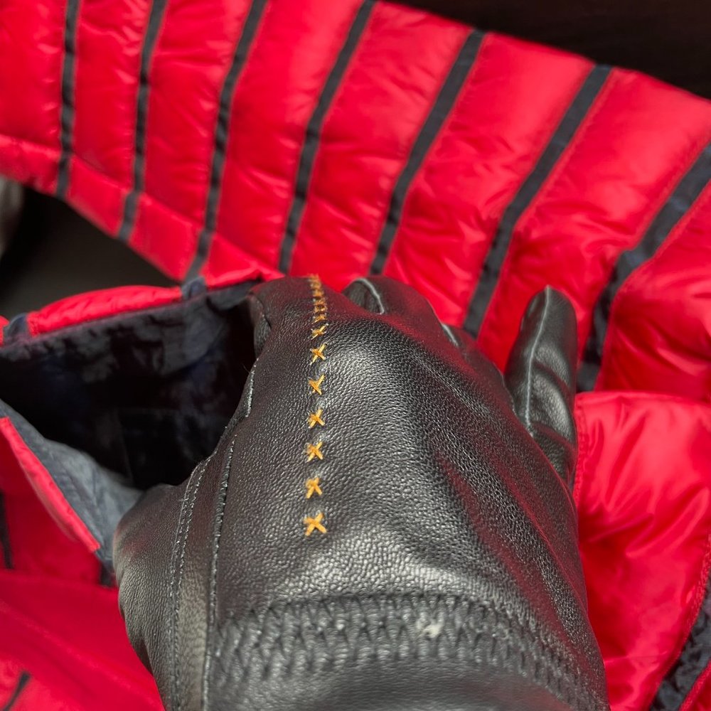 Moncler Women's Red Brioche Down Jacket - Picture 6 of 16